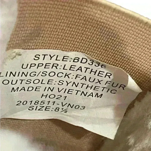 J. Crew Women Faux Fur Lined Clog Boots Size 8.5 Suede Chelsea Light Pink - Picture 12 of 13